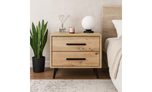 Noční stolek KAVO se 2 zásuvkami