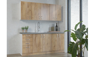 Elegantní kuchynská linka Sotio 180cm, dub lefkas