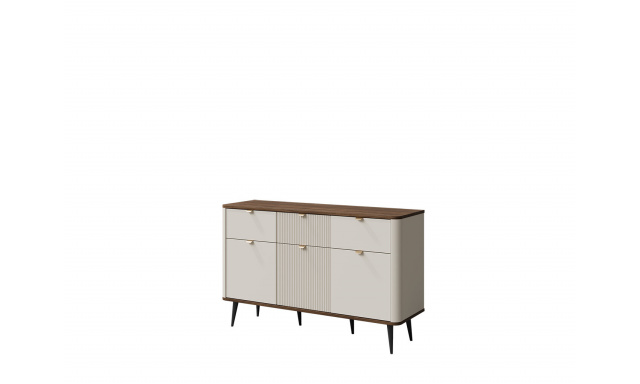 Komoda Alexis 10, ořech/kašmír