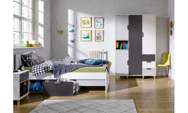 Studentský pokoj Beluga (vzorová sestava A)