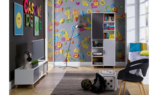 Studentský pokoj Beluga (vzorová sestava C)