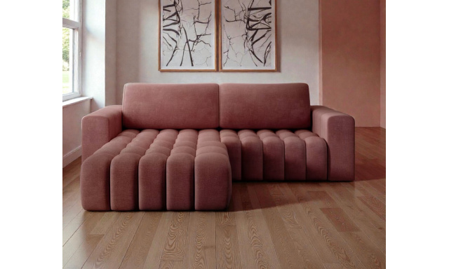 Kvalitní rohová sedačka Ariana, červená