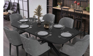 Elegantní jídelní stůl Sandra 185x90cm, jasan Portland