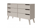Komoda NOREL se 6 zásuvkami