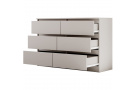 Komoda se šesti zásuvkami LINDA s výběrem dekoru