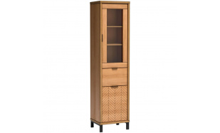 Vitrína s 1 zásuvkou a 2 dvířky FUN