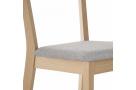 2x čalouněná židle MODEN s dřevěnými nohami