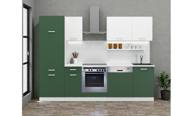 Kompletní kuchynská linka Alena 270cm, labrador/bílá