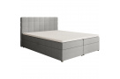 Dvoulůžková postel s úložným prostorem TOPIQ s výběrem velikosti a potahu!