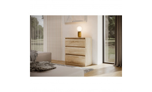 Komoda se třemi zásuvkami LINDA s výběrem dekoru