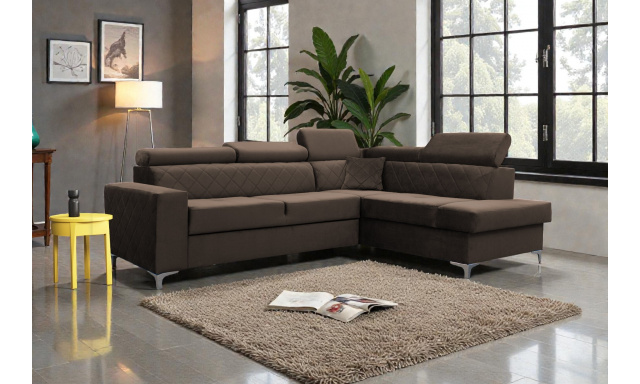 Kvalitní rohová sedačka Bariko s rozkladem, Fresh 9