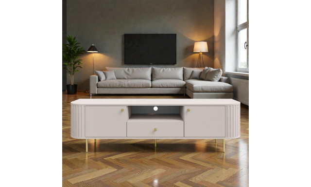 Designový TV stolek Ariel 2, písková