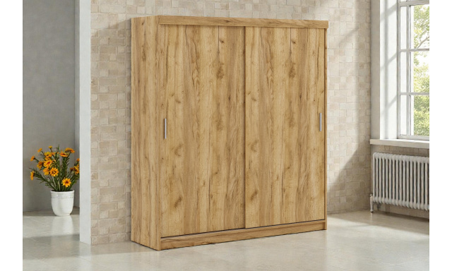 šatní skřín Dexter 203cm, dub craft gold 