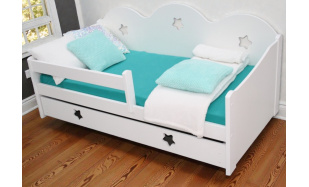 Dětská postel z masivu Mikuláš + matrace