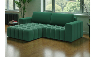 Kvalitní rohová sedačka Ariana, zelená