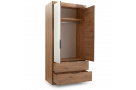 Šatní skříň se zrcadlem a 2 zásuvkami MADERO