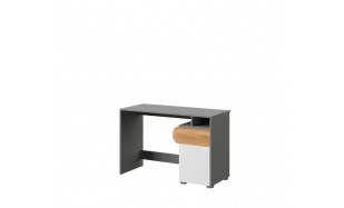 PC stůl Beste 8, dub nash/bílá