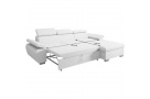 Rohová pohovka s funkcí spaní  a s výběrem potahu COCO