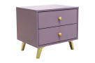 Noční stolek SOLEA LUX se 2 zásuvkami