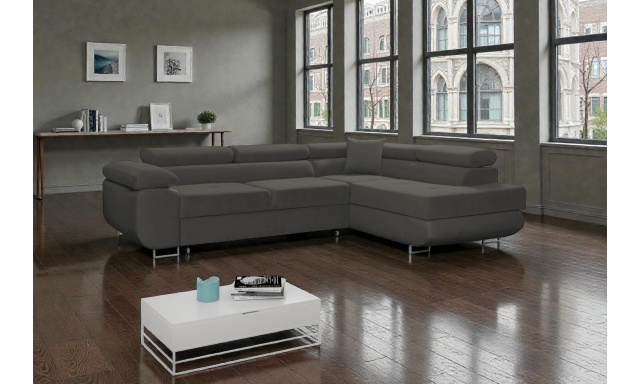 Oblíbená rohová sedačka Tropico s rozkladem, Monolith 92