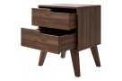 Noční stolek NOREL se 2 zásuvkami