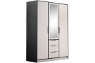 Šatní skříň se 3 dveřmi a 3 zásuvkami LIVO