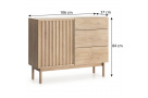 Komoda se 3 zásuvkami a 1 dvířky SAPPORO