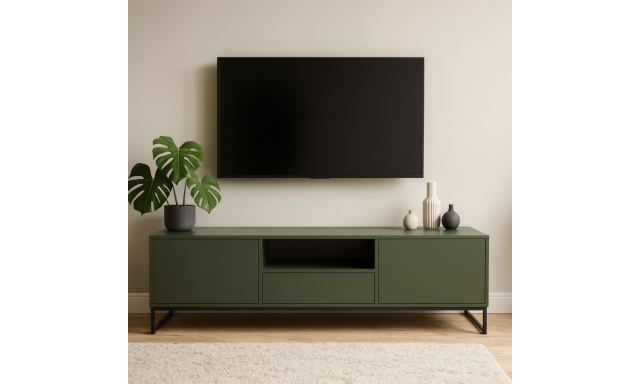 TV stolek se 2 dvířky a zásuvkou GIANA TV stolek se 2 dvířky a zásuvkou GIANA