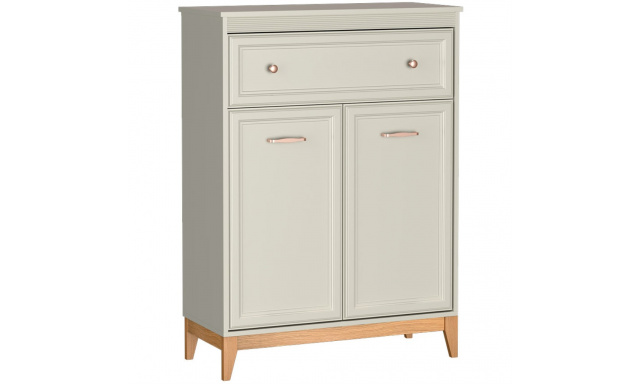 Komoda s 1 zásuvkou a 2 dvířky CHARLOTT
