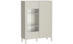 Vitrína se 2 skleněnými dvířky LUME