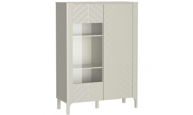 Vitrína se 2 skleněnými dvířky LUME