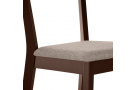 2x čalouněná židle MODEN s dřevěnými nohami