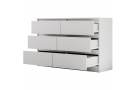 Komoda se šesti zásuvkami LINDA s výběrem dekoru