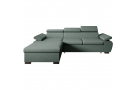 Rohová pohovka s funkcí spaní  a s výběrem potahu COCO