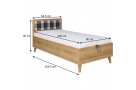 Dětská postel s úložným boxem 90x200 MORENO