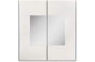 Šatní skříň BROOKLYN s posuvnými dveřmi a zrcadlem