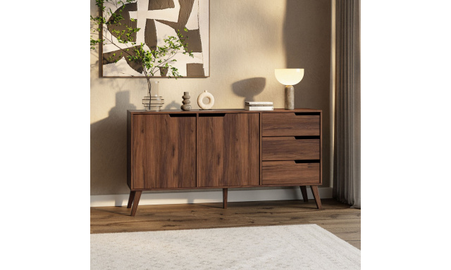 Komoda se 3 zásuvkami a 2 dvířky NOREL