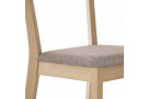 2x čalouněná židle MODEN s dřevěnými nohami