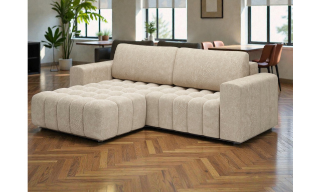 Kvalitní rohová sedačka Ariana, béžová