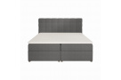 Dvoulůžková postel s úložným prostorem TOPIQ s výběrem velikosti a potahu!