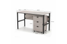 CORTINA psací stůl se zásuvkami 