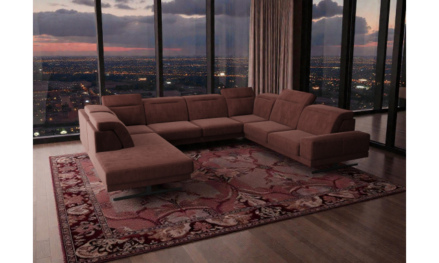 Rohová sedací souprava Sigmund maxi, Terra