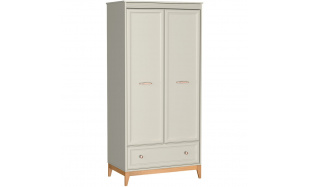 Šatní skříň s 1 zásuvkou a 2 dveřmi CHARLOTT