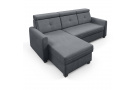Rohová pohovka s funkcí spaní MILANO a s výběrem barvy