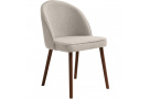 Čalouněná židle LUNA s dřevěnými nohami
