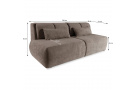 TREVI třímístná pohovka s funkcí spaní