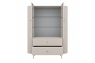Designová vitrína Ariel 2, písková