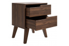 Noční stolek NOREL se 2 zásuvkami