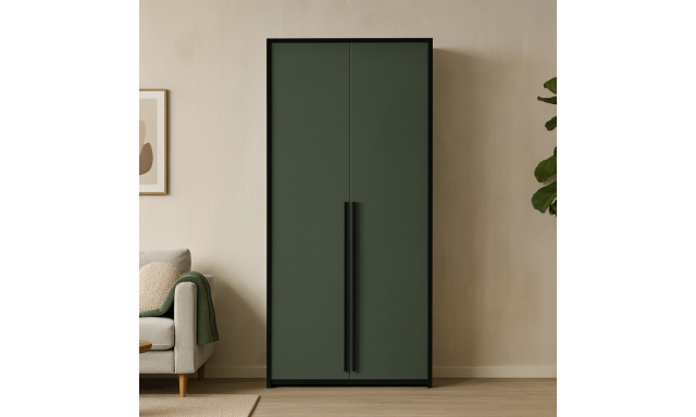 Šatní skříň se 2 dveřmi, šířka 105 cm, GIANA