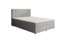 Dvoulůžková postel s úložným prostorem TOPIQ s výběrem velikosti a potahu!